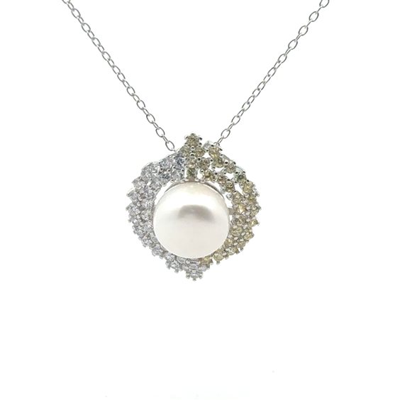 Collana Cianfrone Gioielli Donna in Argento Perla BROC.B 957 GC - BROC.B 957 GC